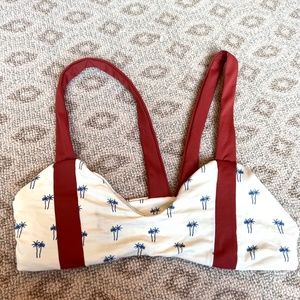 Boys + Arrows Palm Tree Bikini Top